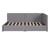 Gray Tufted Linen Upholstered Twin Day Bed With Drawers