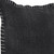 20" Black Cotton Throw Pillow