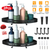 2Pcs Corner Shower Caddy Shelf Adhesive Bathroom 