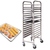 Gastronorm Trolley  Tier Stainless Steel Cake Bakery Trolley Suits * Tray
