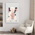 Homeroots Home Decor 36" Cute Pink Piglet Canvas Wall Art, Pink