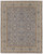 8' X 12' Tan and Gray Wool Oriental Hand Knotted Area Rug With Fringe