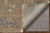 8' X 10' Gray and Gold Wool Oriental Hand Knotted Area Rug With Fringe