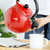 Litre Ceramic Enameled Porcelain Kettle Kitchen