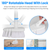 3 in 1 Tub And Tile Scrubber Cleaning Brush 