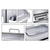 Rectangular Stainless Steel Soup Warmer Roll Top Chafer Chafing Dish with Glass Visual Window Lid