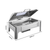 Rectangular Stainless Steel Soup Warmer Roll Top Chafer Chafing Dish with Glass Visual Window Lid