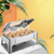 Rectangular Stainless Steel Soup Warmer Roll Top Chafer Chafing Dish with Glass Visual Window Lid