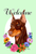 Doberman Red Cropped  - Best of Breed Welcome Flowers Garden Flag