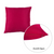 Farmhouse Square and Lumbar Solid Color Throw Pillow Covers Set
