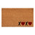 30" X 48" Brown Black And Red Valentine's Day Heart XOXO Outdoor Coir Door Mat