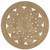 5' Natural Jute Round Rug