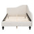 Beige Tufted Upholstered Twin Day Bed