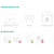 Wireless tooth Digital Body Fat Scale Bathroom Health Analyser Weight