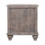 25" Brown Solid Wood Two Drawer Nightstand