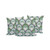 Set of Three Green Botanical Indoor Outdoor Throw Pillow