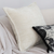 Cozy Cream Textu Throw Pillowcase