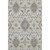 9' X 12' Gray Gold And Ivory Oriental Washable Area Rug With UV Protection