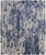 8' X 10' Blue and Ivory Abstract Hand Woven Worn Faded Area Rug