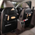 Leather Car Back Seat Storage Bag MultiPocket Organizer Backseat and iPad Mini Holder