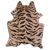 PRINTED HAIR ON COWHIDE BENGAL TIGER ON BEIGE