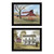 Set Of Two End Of Summer 2 Black Framed Print Wall Art - 606114043959