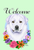 Great Pyrenees - Best of Breed Welcome Flowers Garden Flag
