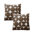 Retro Geometric Circle Pillow Cover