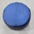 Solid Handmade Goat Leather Round Pouf (Recycled Cotton Fill)