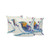 Set of Three Purple Bird Indoor Outdoor Throw Pillow