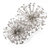 Remolino Starburst Silver Spheres - Set of 2