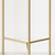 Gold Metal Plant Stand with Flower Pot Holder Corner Shelving Rack Indoor Display