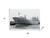 10" Unfinished Wood Hand Painted Model Boat