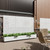 73" X 35" White Metal Rectangular Planter Box