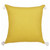 18" Yellow And Ivory Striped Linen Throw Pillow Cover