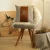 Boho-Chic Vegan Faux Leather Throw Pillow