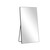 Black Aluminum Freestanding Ornate Framed Accent Mirror