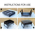 Portable Folding Thick BoxType Charcoal Grill for Outdoor BBQ Camping