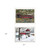 Homeroots Home Decor Set Of Two Covered Bridge Scenes White Framed Prints Wall Art, White, Set of 2