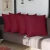 Farmhouse Square and Lumbar Solid Color Throw Pillow Covers Set