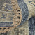 2' X 3' Blue and Gray Wool Floral Hand Knotted Area Rug With Fringe