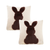 Bunny Silhouette Pillowcase