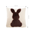 Bunny Silhouette Pillowcase