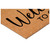 17" X 29" Brown And Black Christmas Outdoor Coir Door Mat