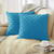 Turquoise Scalloped Wave Pillowcase Textu Coastal Cushion Covers for Modern Home Dcor