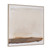 Adagio Hand Painted Brown Floater Frame Wall Art