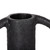 11" Black Aluminum Table Vase