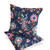 Set of Two Indigo Green And Pink Peacock Indoor Outdoor Throw Pillow