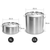 Wide Stock Pot and L Tall Top Grade Thick Stainless Steel Stockpot