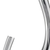 Set of Two Aluminum Silver Wavy Floor Vases